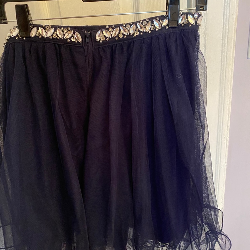 Navy skirt